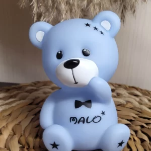 Veilleuse ourson bleue