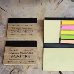 Bloc notes et post it Bamvision noir