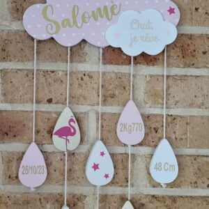 Suspension Nuage Flamand rose