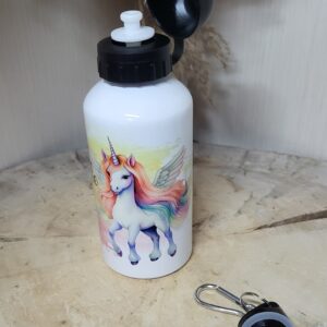 Gourde Sport " La licorne ailée aquarelle "