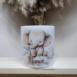 Tirelire Eléphant sur nuage